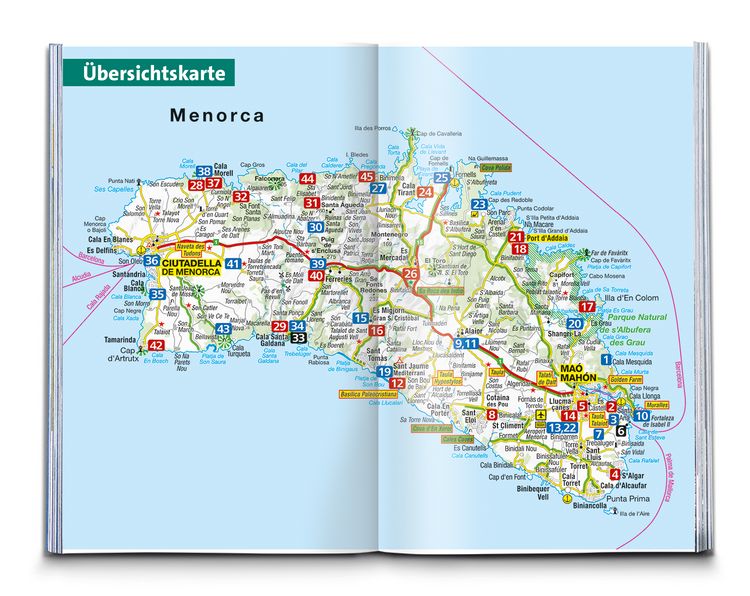 Produktbild: KOMPASS Wanderf&uuml;hrer Menorca, 45 Touren mit Extra-Tourenkarte