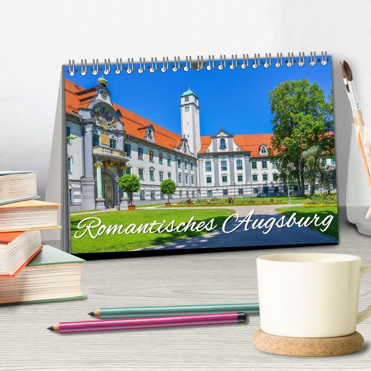 Produktbild: Romantisches Augsburg (Tischkalender 2026 DIN A5 quer), CALVENDO Monatskalender