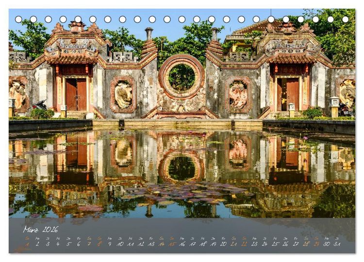 Produktbild: Vietnam von Hanoi bis Phu Quoc Menschen, Landschaften und St&auml;dte (Tischkalender 2026 DIN A5 quer), CALVENDO Monatskalender