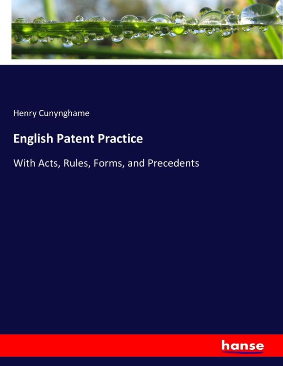 Produktbild: English Patent Practice