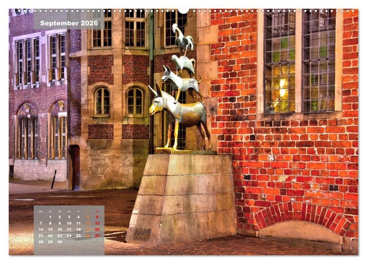 Produktbild: Die Freie Hansestadt Bremen (hochwertiger Premium Wandkalender 2026 DIN A2 quer), Kunstdruck in Hochglanz