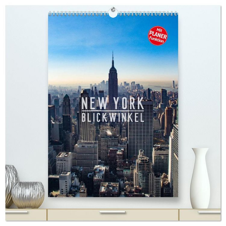 Produktbild: New York - Blickwinkel (hochwertiger Premium Wandkalender 2026 DIN A2 hoch), Kunstdruck in Hochglanz