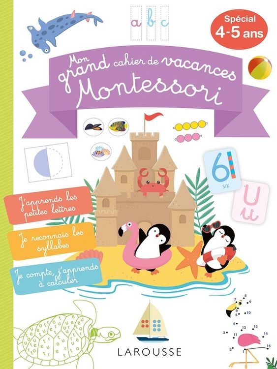 Produktbild: Mon grand cahier de vacances Montessori : sp&eacute;cial 4-5 ans