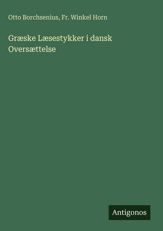 Produktbild: Gr&aelig;ske L&aelig;sestykker i dansk Overs&aelig;ttelse