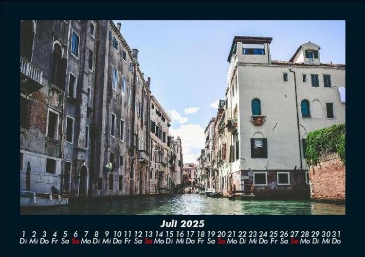 Produktbild: Venedigs Sch&ouml;nheit 2025 Fotokalender DIN A5