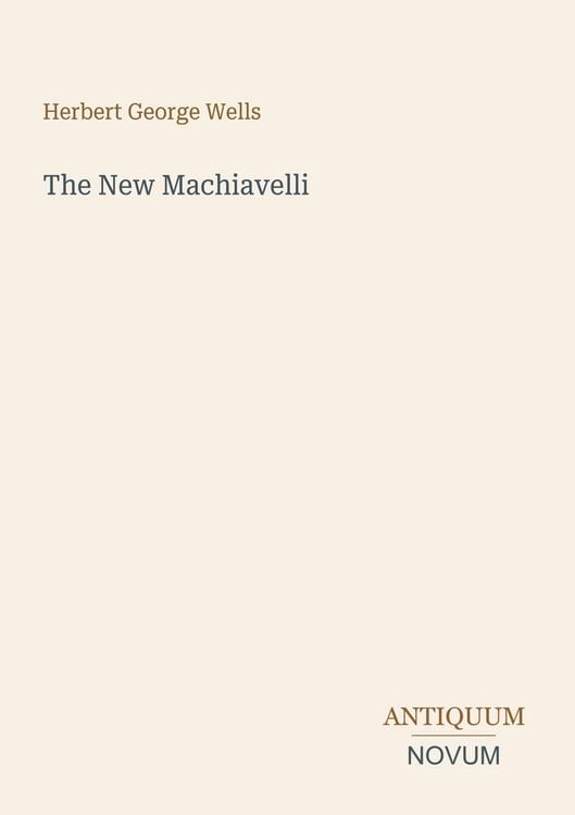 Produktbild: The New Machiavelli