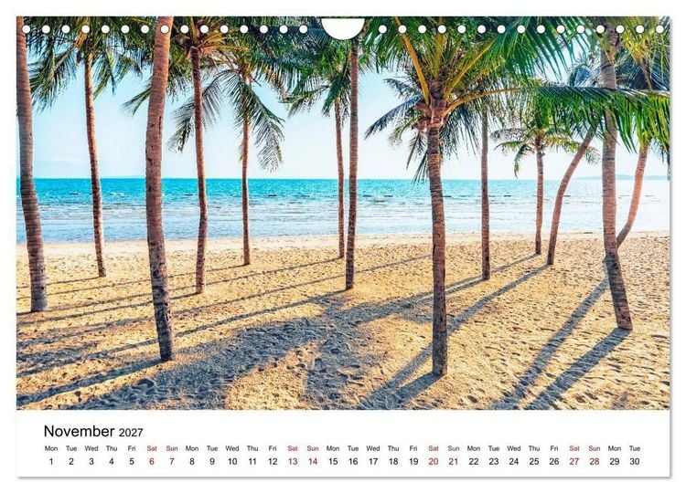 Produktbild: Tropical Vibes (Wall Calendar 2027 DIN A4 landscape), CALVENDO 12 Month Wall Calendar