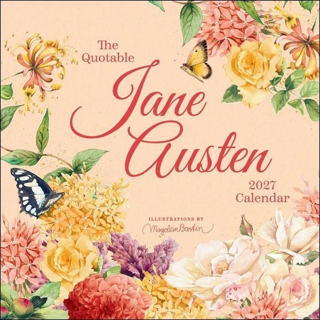 Produktbild: The Quotable Jane Austen 2027 Wall Calendar