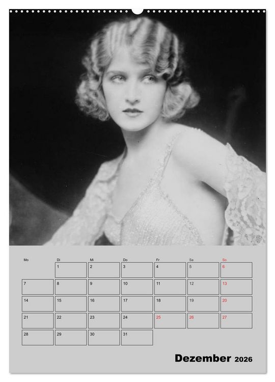 Produktbild: Diven der Stummfilm-&Auml;ra (hochwertiger Premium Wandkalender 2026 DIN A2 hoch), Kunstdruck in Hochglanz