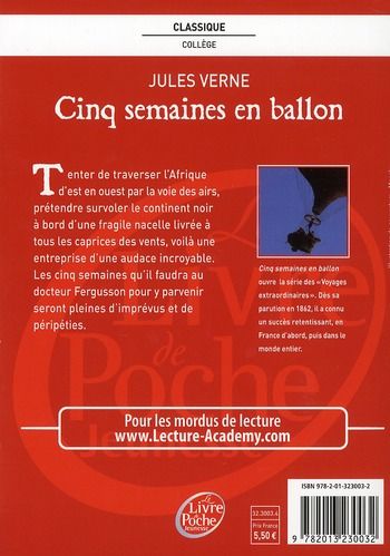 Produktbild: Cinq semaines en ballon