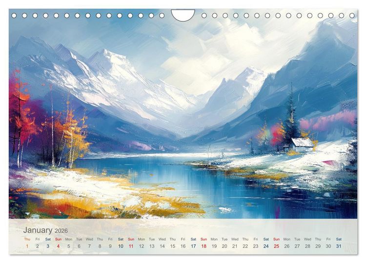 Produktbild: Impressions of landscape (Wall Calendar 2026 DIN A4 landscape), CALVENDO 12 Month Wall Calendar