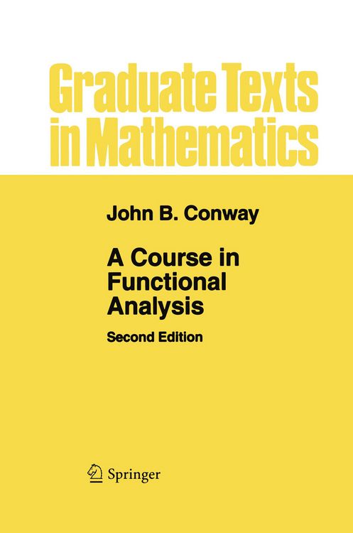 Produktbild: A Course in Functional Analysis