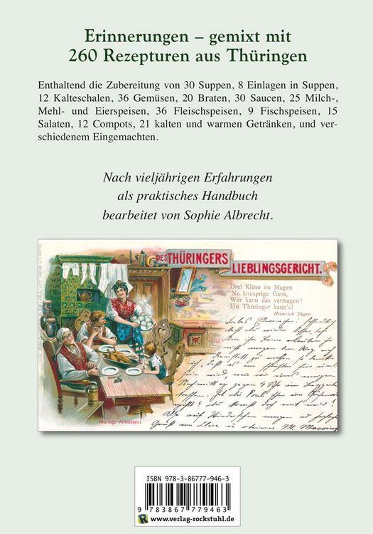 Produktbild: ERFURTER KOCHBUCH f&uuml;r die b&uuml;rgerliche K&uuml;che 1839