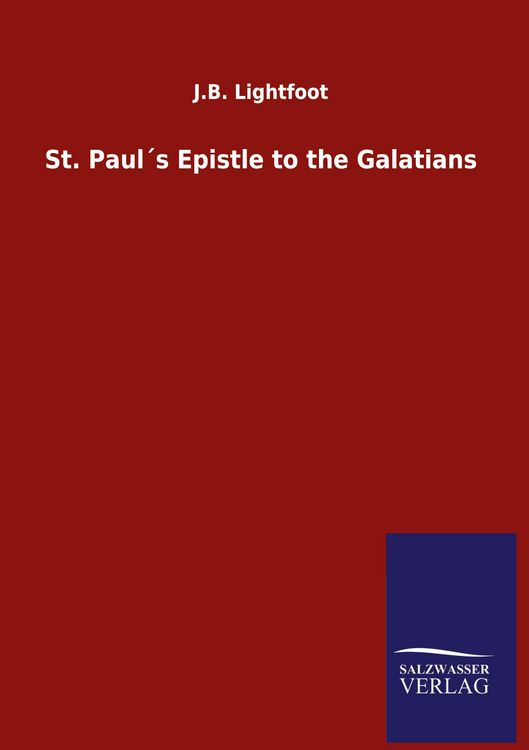 Produktbild: St. Paul&acute;s Epistle to the Galatians