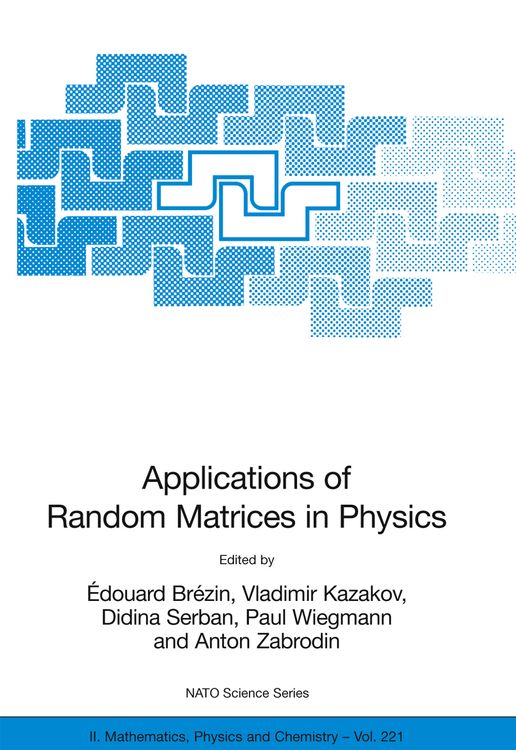 Produktbild: Applications of Random Matrices in Physics