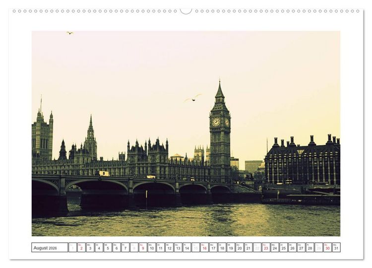 Produktbild: Neues Outfit - LONDON (Wandkalender 2026 DIN A2 quer), CALVENDO Monatskalender