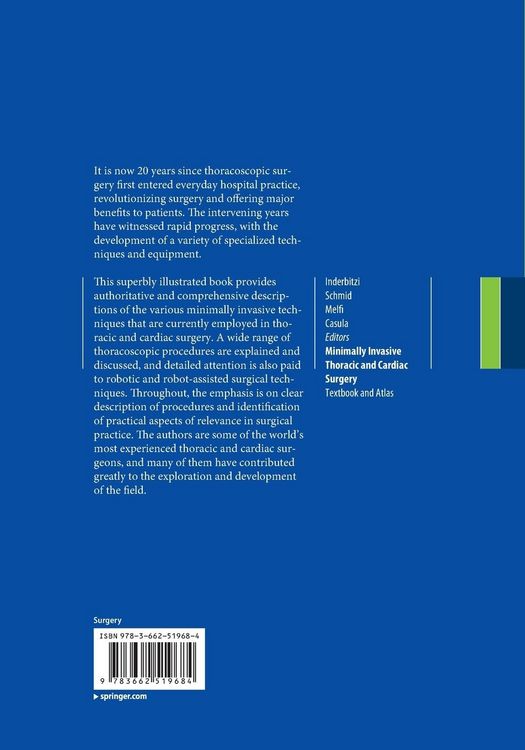 Produktbild: Minimally Invasive Thoracic and Cardiac Surgery
