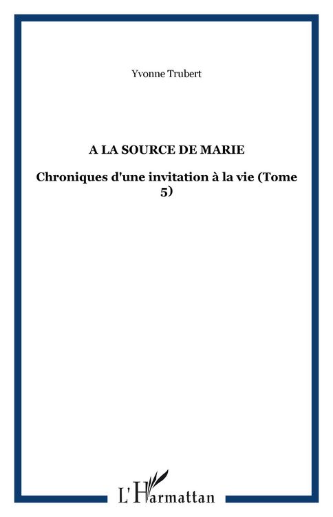 Produktbild: A la source de Marie