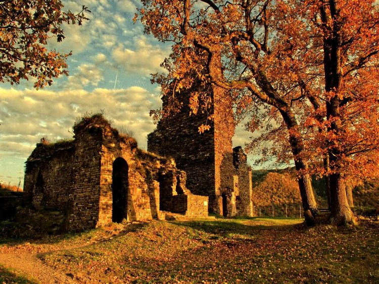 Produktbild: CALVENDO Puzzle Burgruine Are im Abendlicht | 1000 Teile Lege-Gr&ouml;&szlig;e 64x48cm Foto-Puzzle f&uuml;r gl&uuml;ckliche Stunden