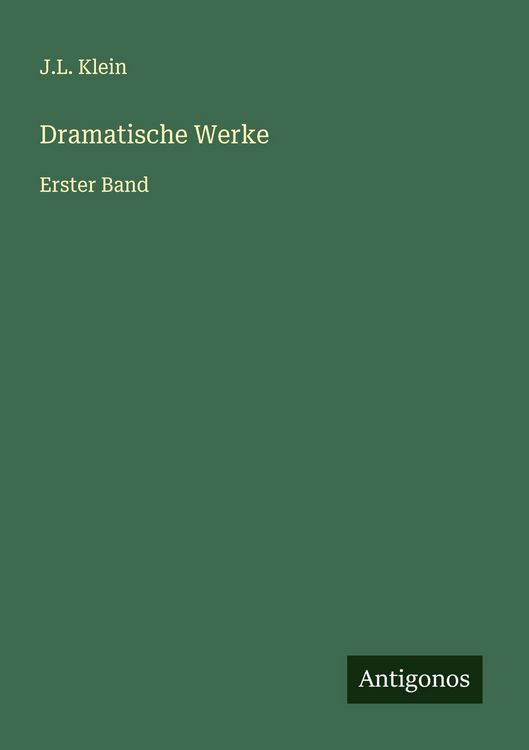 Produktbild: Dramatische Werke