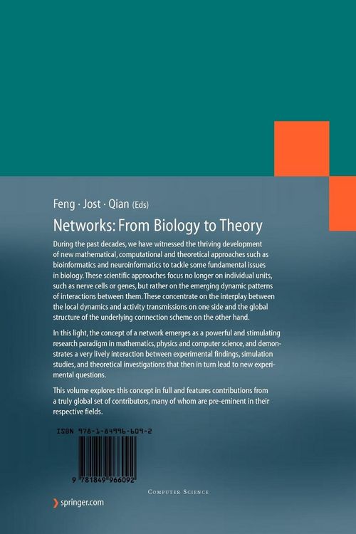 Produktbild: Networks: From Biology to Theory