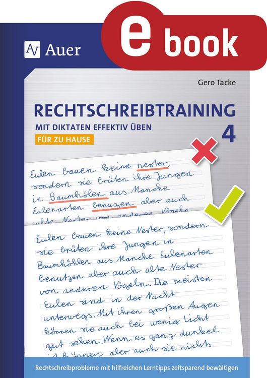 Produktbild: Rechtschreibtraining Mit Diktaten effektiv &uuml;ben 4