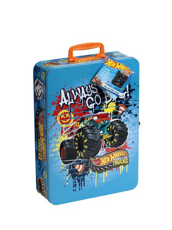 Produktbild: Hot Wheels Sammelkoffer Always Go Big f&uuml;r 8 Monster Trucks