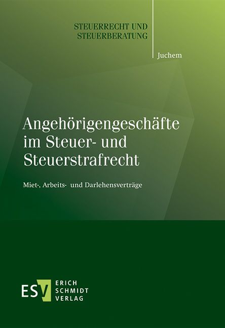 Produktbild: Angeh&ouml;rigengesch&auml;fte im Steuer- und Steuerstrafrecht