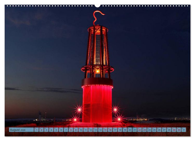 Produktbild: RUHRPOTT LICHTER (hochwertiger Premium Wandkalender 2026 DIN A2 quer), Kunstdruck in Hochglanz