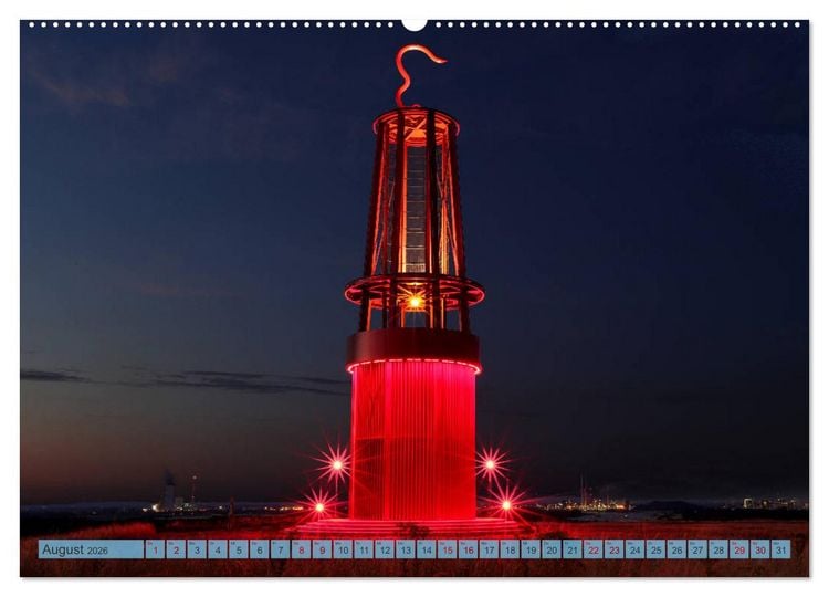Produktbild: RUHRPOTT LICHTER (Wandkalender 2026 DIN A2 quer), CALVENDO Monatskalender