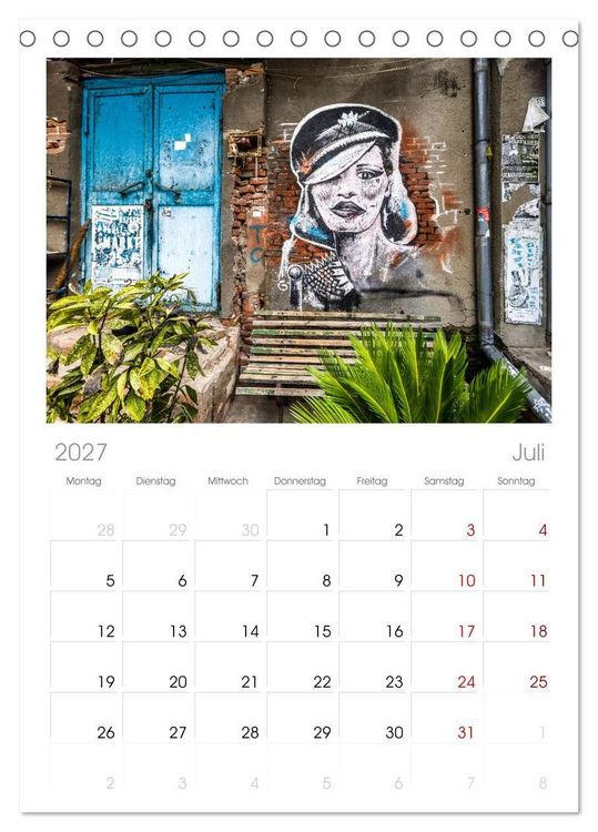 Produktbild: Tischplaner 2027 - W&auml;nde sprechen B&auml;nde (A5 Tischkalender zum Aufstellen) CALVENDO