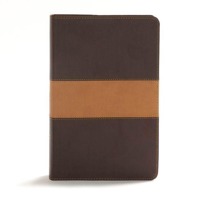Produktbild: CSB Disciple's Study Bible, Brown/Tan Leathertouch