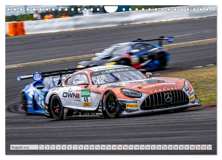 Produktbild: Schwaben Pfeile - STARS beim GT MASTERS (Wandkalender 2026 DIN A4 quer), CALVENDO Monatskalender