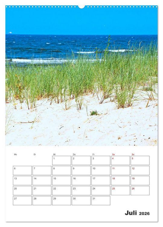 Produktbild: Usedom - Terminplaner (hochwertiger Premium Wandkalender 2026 DIN A2 hoch), Kunstdruck in Hochglanz