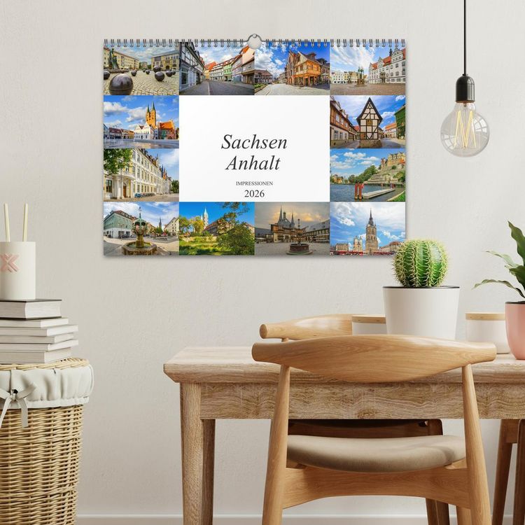 Produktbild: Sachsen Anhalt Impressionen (Wandkalender 2026 DIN A3 quer), CALVENDO Monatskalender