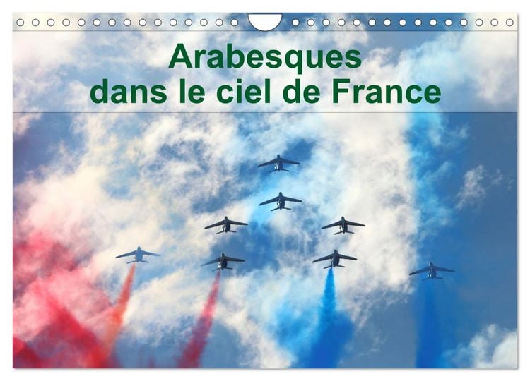 Produktbild: Arabesques dans le ciel de France (Calendrier mural 2026 DIN A4 vertical), CALVENDO calendrier mensuel