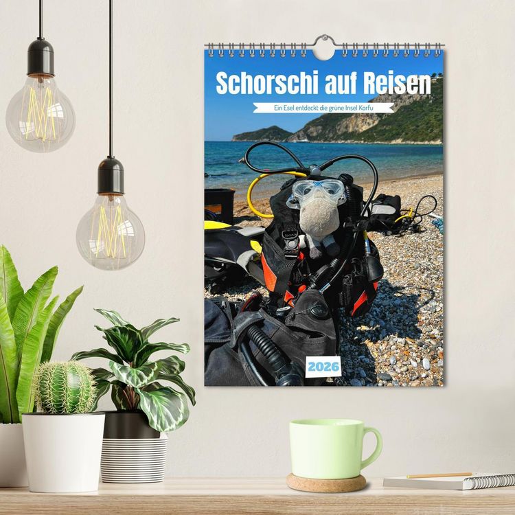 Produktbild: Schorschi auf Reisen (Wandkalender 2026 DIN A4 hoch), CALVENDO Monatskalender