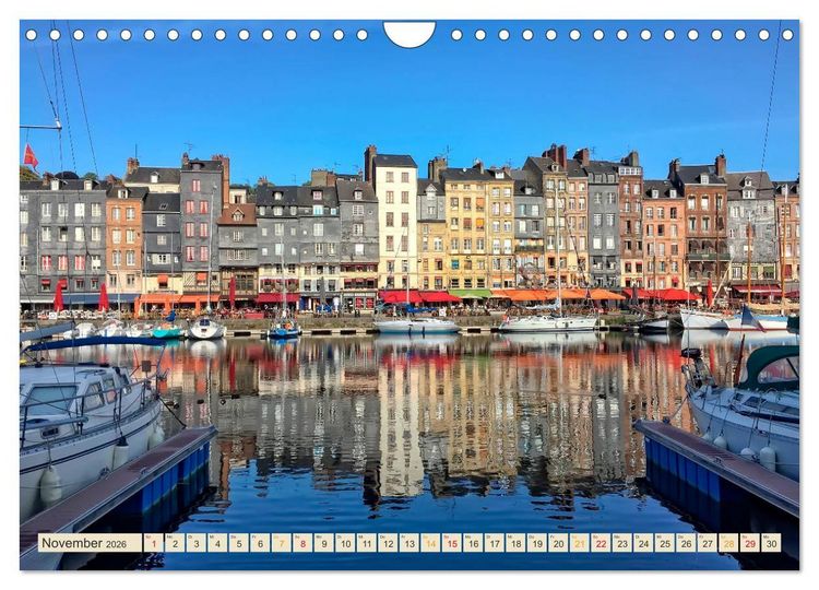 Produktbild: Honfleur - Bezauberndes Frankreich (Wandkalender 2026 DIN A4 quer), CALVENDO Monatskalender