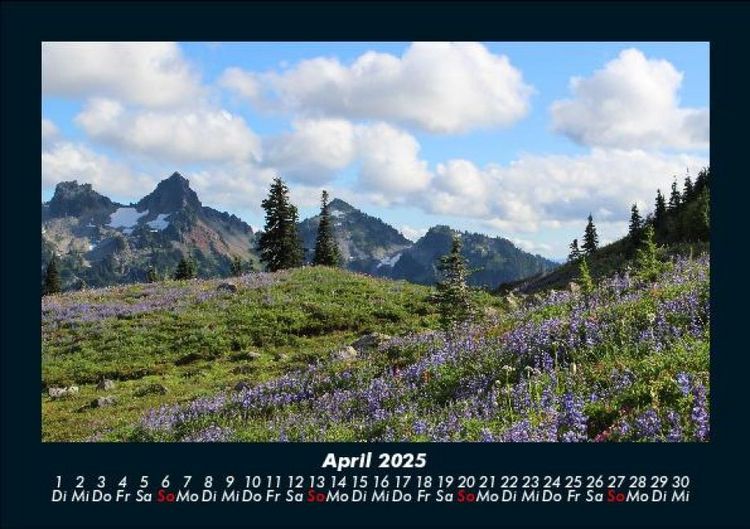 Produktbild: Berge 2025 Fotokalender DIN A5