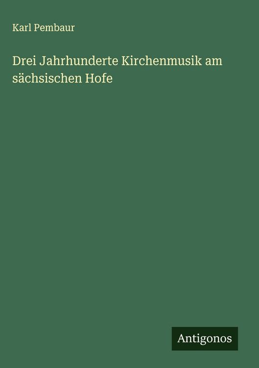 Produktbild: Drei Jahrhunderte Kirchenmusik am s&auml;chsischen Hofe