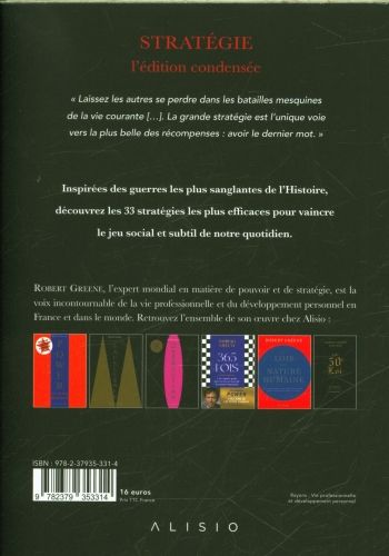 Produktbild: Strat&eacute;gie, les 33 lois de la guerre