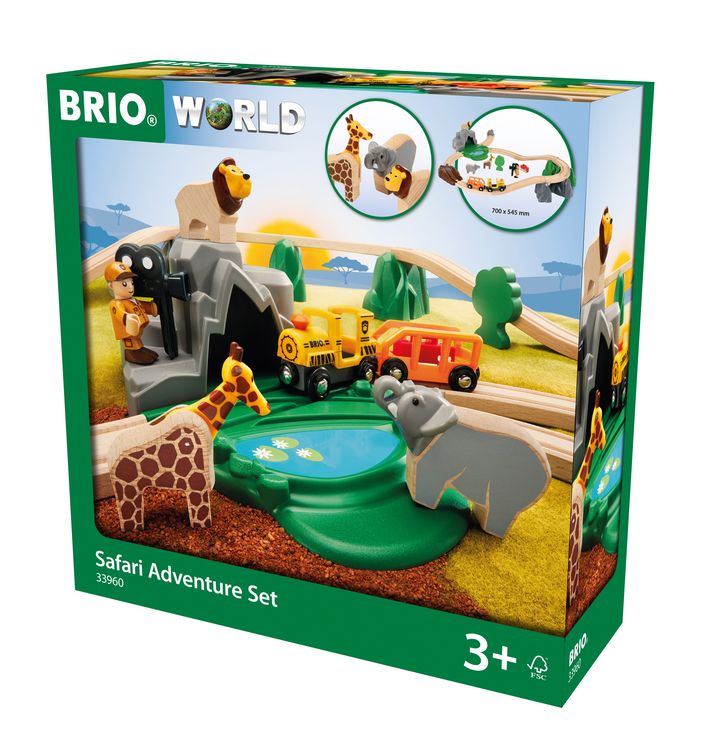 Produktbild: BRIO World - Gro&szlig;es Bahn Safari Set