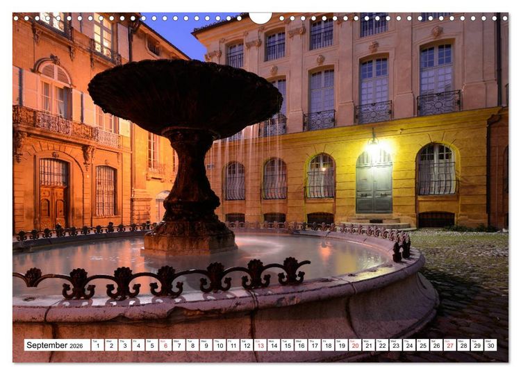 Produktbild: Aix-en-Provence, Provence's historical capital (Wall Calendar 2026 DIN A3 landscape), CALVENDO 12 Month Wall Calendar