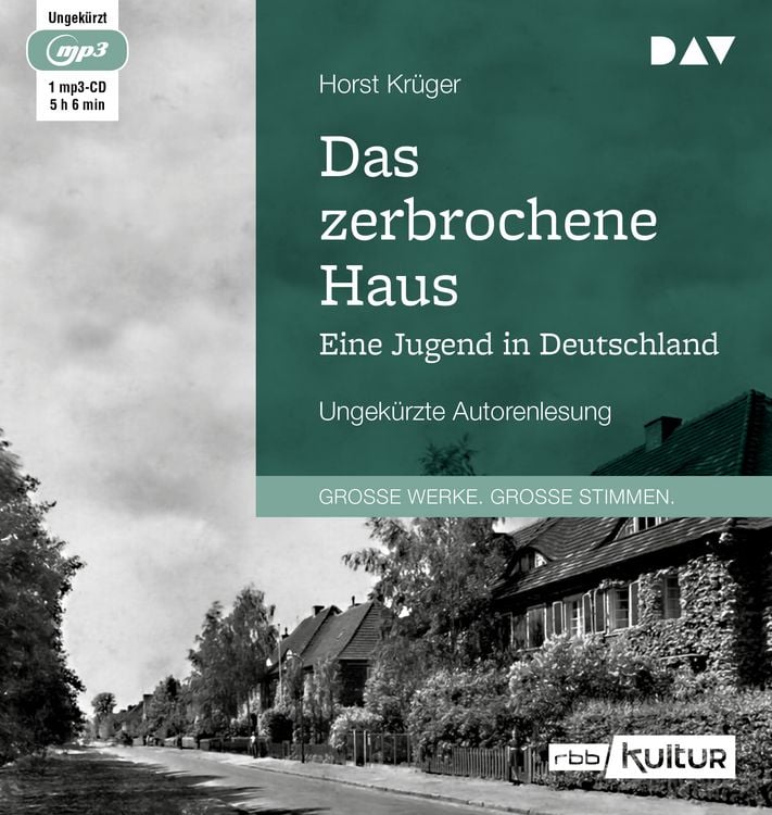Produktbild: Das zerbrochene Haus. Eine Jugend in Deutschland