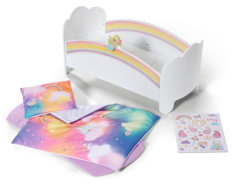 Produktbild: BABY born Regenbogen Bett