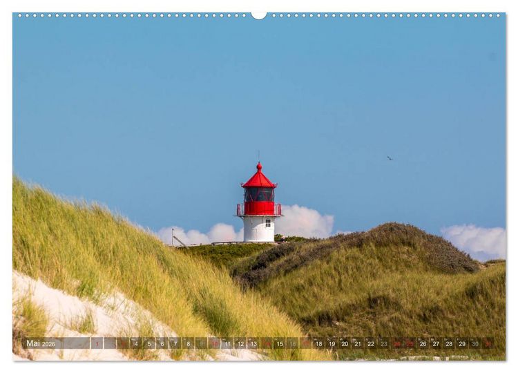 Produktbild: Amrum Insel am Wattenmeer (Wandkalender 2026 DIN A2 quer), CALVENDO Monatskalender