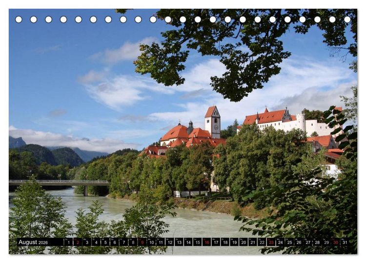 Produktbild: Ein Jahr im Allg&auml;u (Tischkalender 2026 DIN A5 quer), CALVENDO Monatskalender