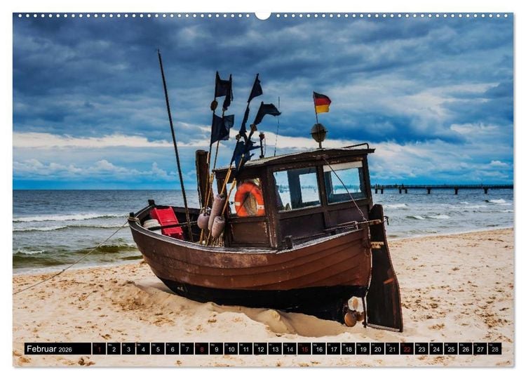 Produktbild: Die Ostseek&uuml;ste in Mecklenburg-Vorpommern (Wandkalender 2026 DIN A2 quer), CALVENDO Monatskalender
