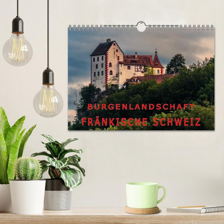 Produktbild: Burgenlandschaft Fr&auml;nkische Schweiz (Wandkalender 2026 DIN A4 quer), CALVENDO Monatskalender