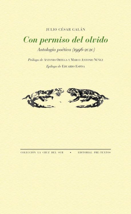 Produktbild: Con permiso del olvido : antolog&iacute;a po&eacute;tica, 1996-2020